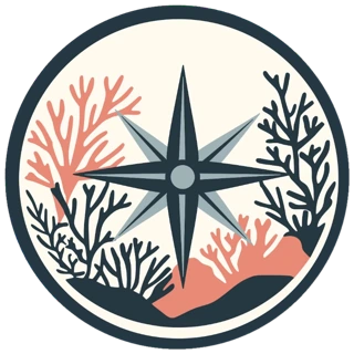 Coral Compass badge